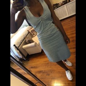 Miss Sixty light denim Midi